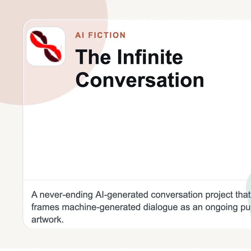 The Infinite Conversation official preview